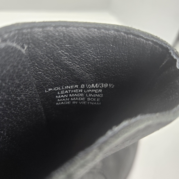 *NWOT* Lucky Brand Olliner Platform Chunky Heeled Black Boots Size 8.5 Women's - Picture 12 of 12